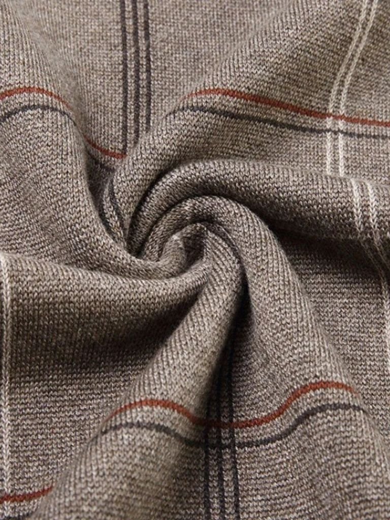 Academic Checkered Kinit Vest