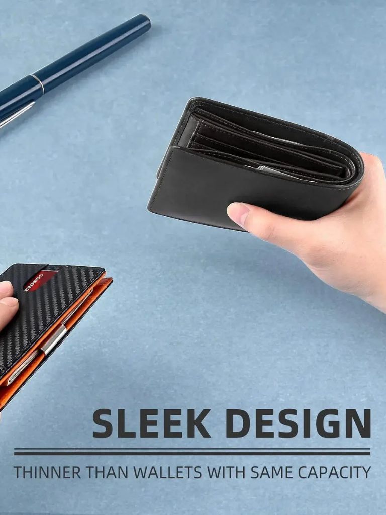Carbon Fiber Anti RFID Minimalist Wallet
