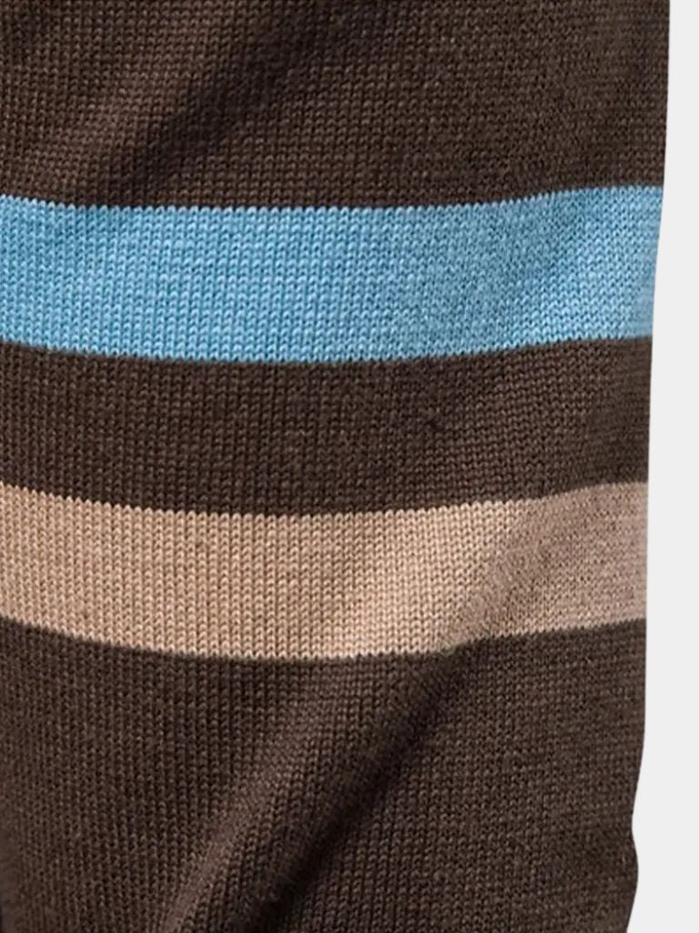 Cardigan Sweater Zipper Standing Collar Knitwear