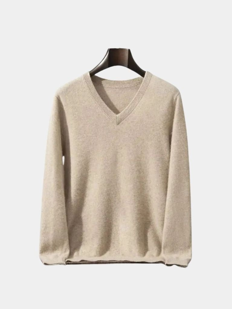Cashmere V Neck Knitwear Sweater