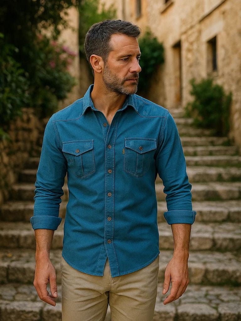 Casual Modern Men Shirt - Hommeor
