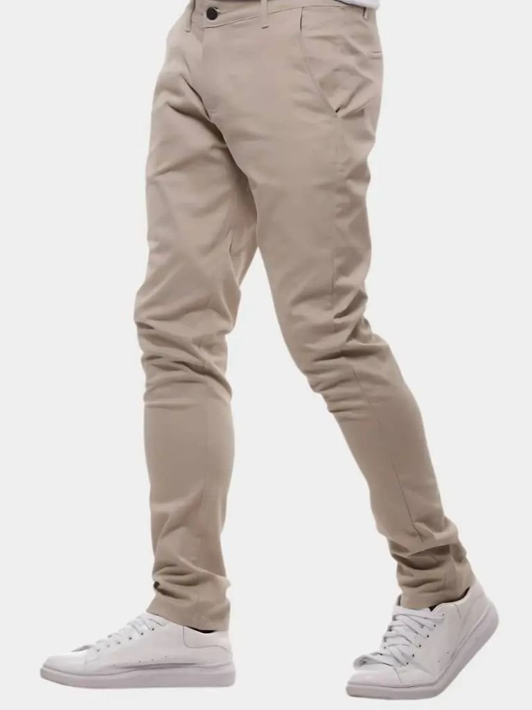 Casual Slim Fit Trousers - Cross & Crown