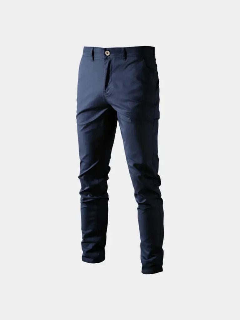 Casual Slim Fit Trousers - Cross & Crown