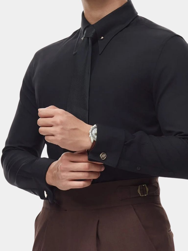 Collar Pin Formal Shirt (Cufflinks)