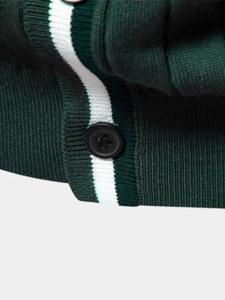 Cotton Button-Up Cardigan Sweater