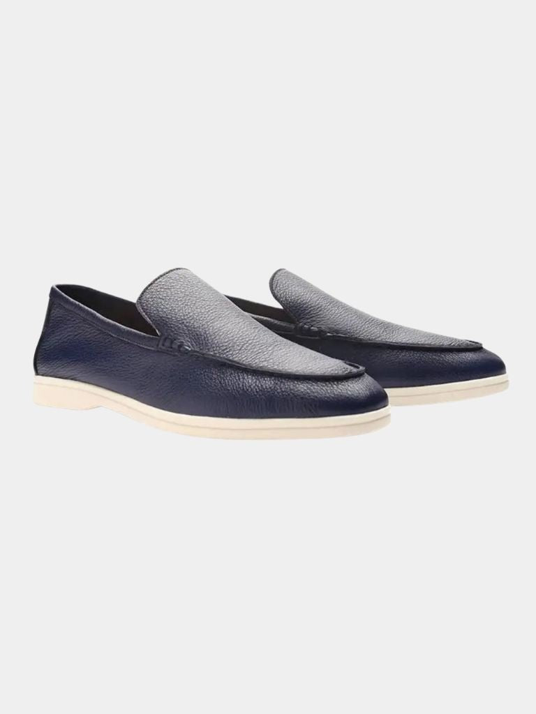 Cowhide Leather Loafers - Cross & Crown