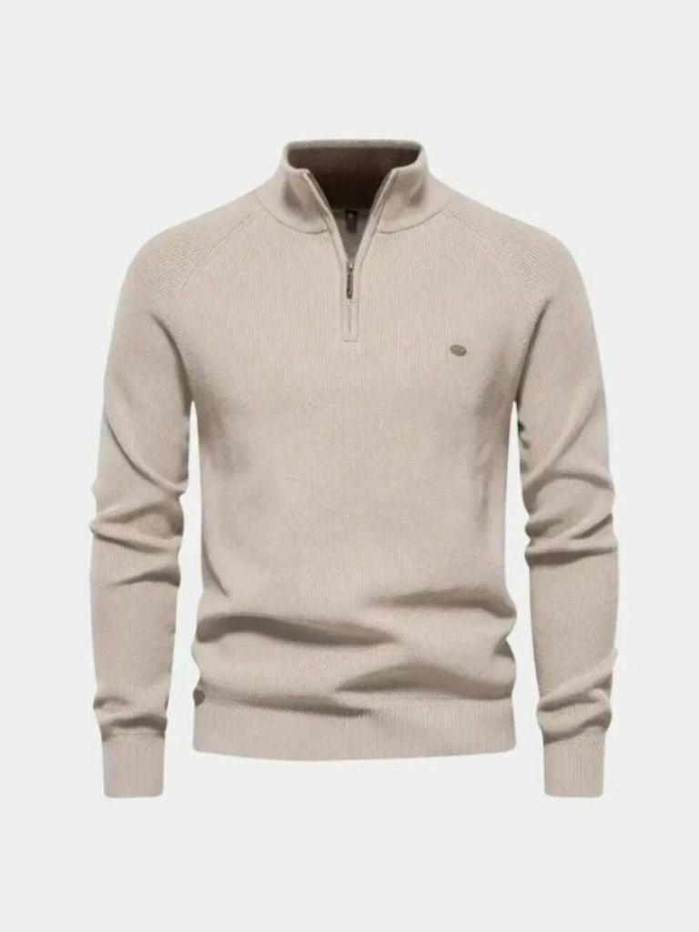 Elegant Quarter Zip Sweater