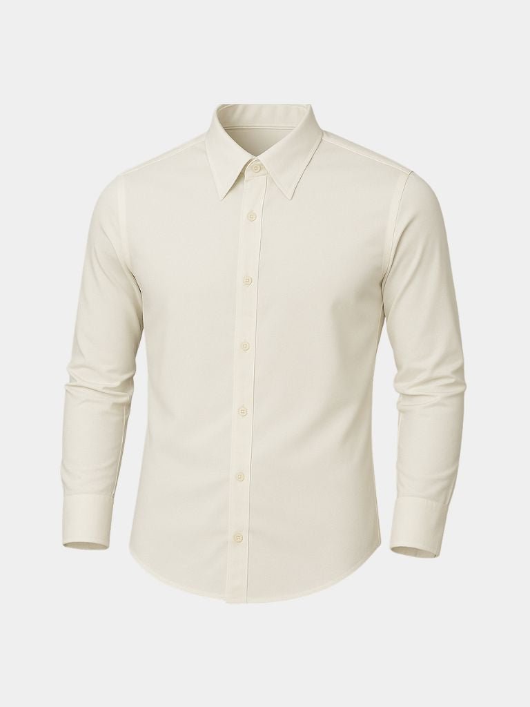 Elegant Spearpoint Collar Shirt