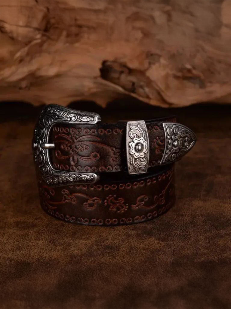 Elegant Western Leather Belt