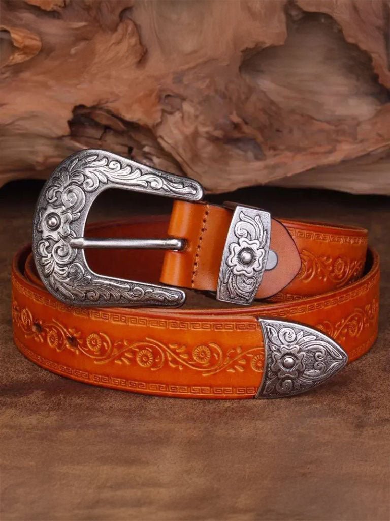 Elegant Western Leather Belt