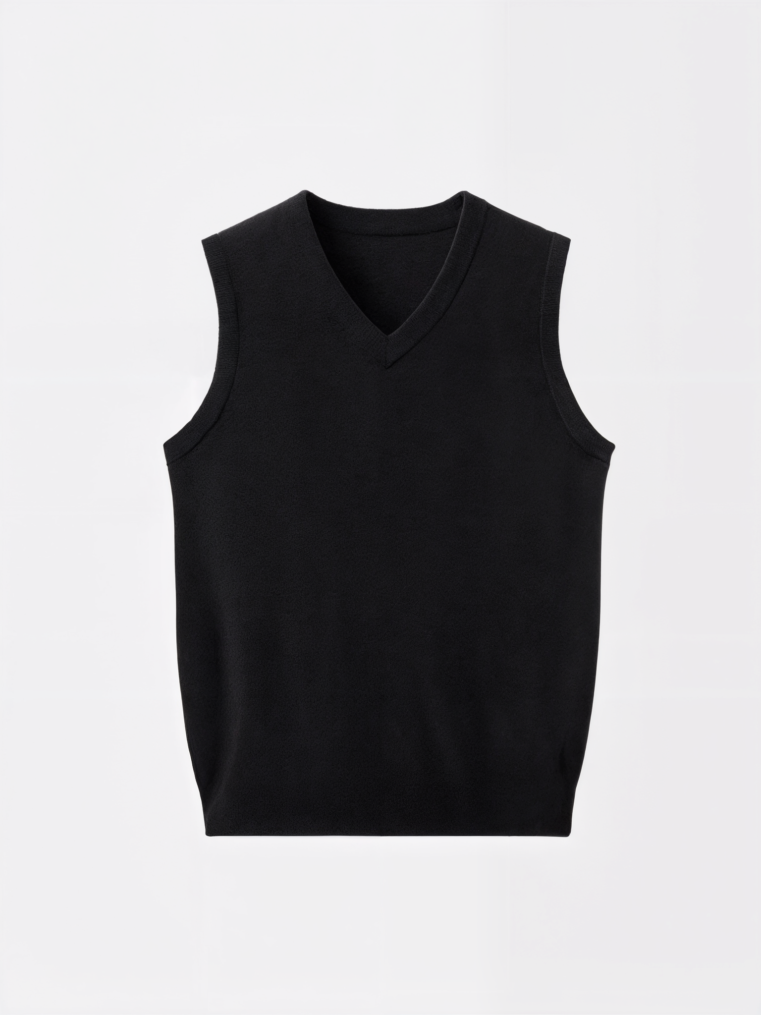 100% Cashmere V Neck Knit Vest
