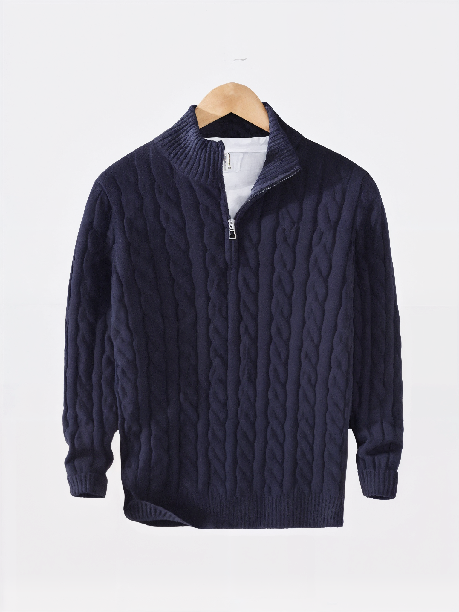 HOMMEOR Alder Zip Sweater