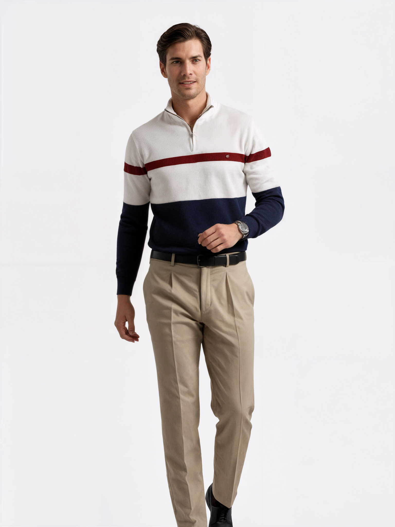 Quarter-Zip Jumper Sweater