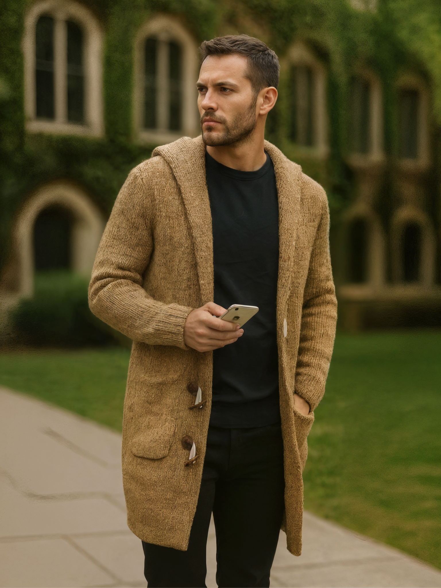 Himalaya Knit Hooded Jacket