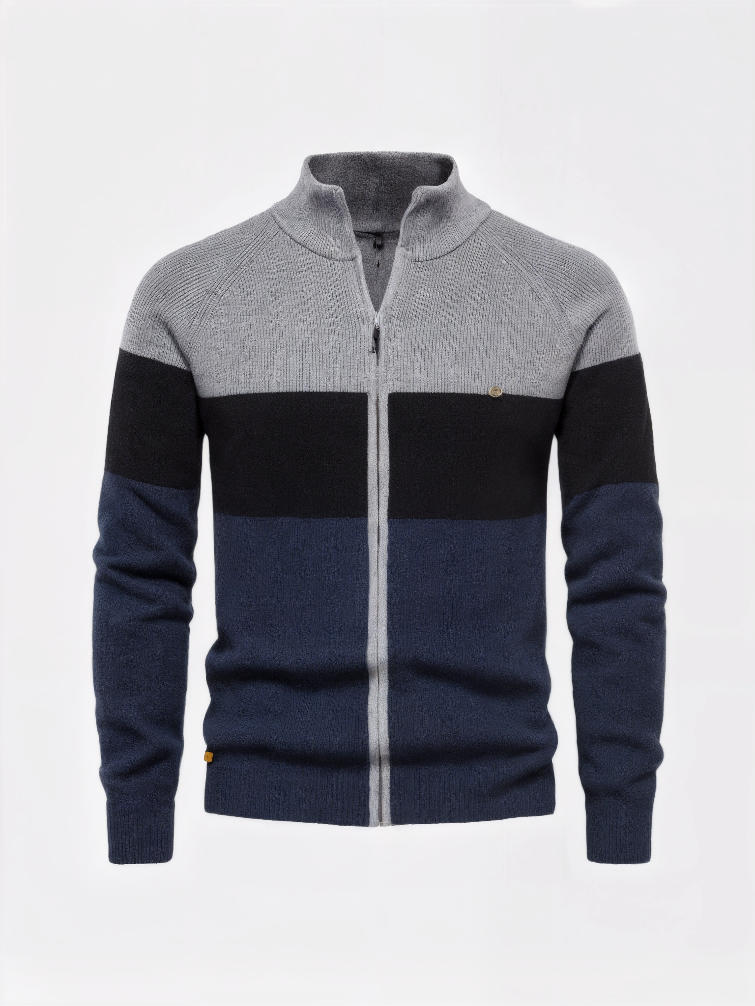 Essential Knit Zipper Sweater