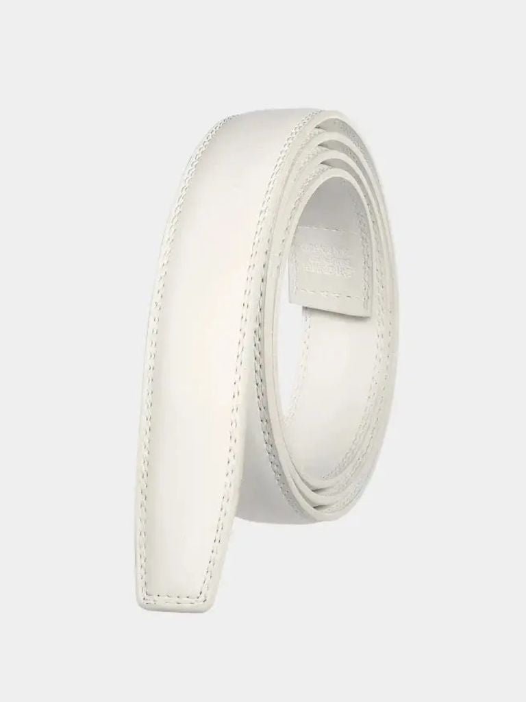Essential Elegant Leather Belt Without Buckle
