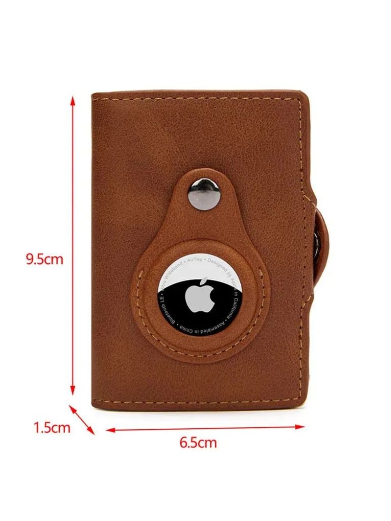 Essential Modern Wallet with AirTag Holder RFID Blocking