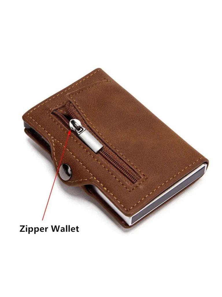 Essential Modern Wallet with AirTag Holder RFID Blocking