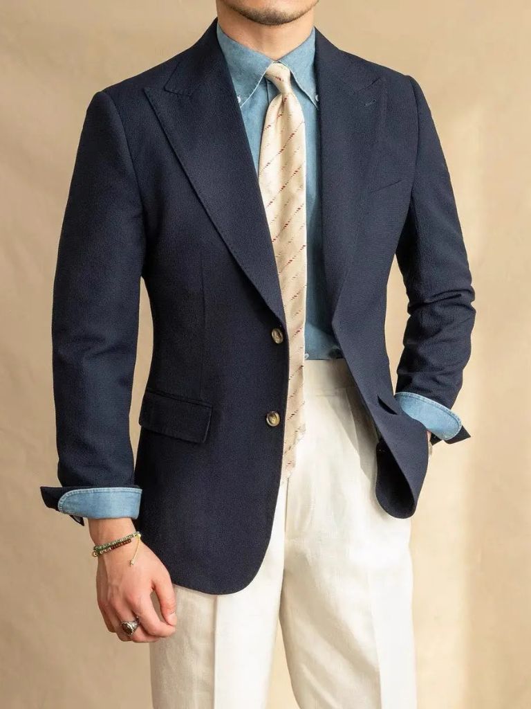 Essential Nautical Seersucker Blazer