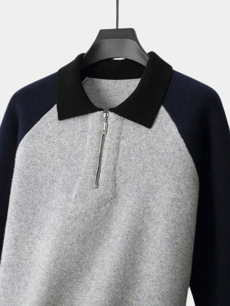 Essential Polo Sweater - Cross & Crown