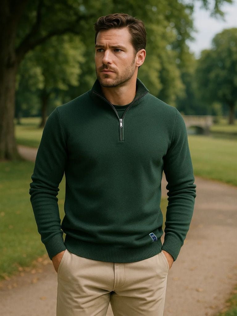 Essential Quarter-Zip Jumper Sweater