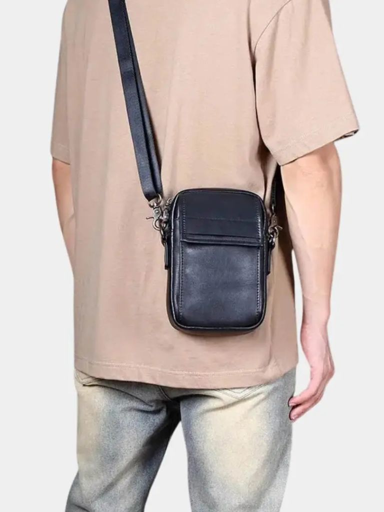 Essential Small Leather Shoulder Bag