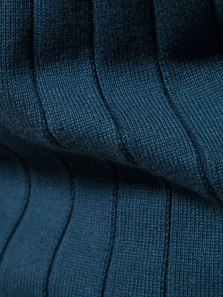 Knit Zipper Jacquard Solid Color Cardigan Sweater