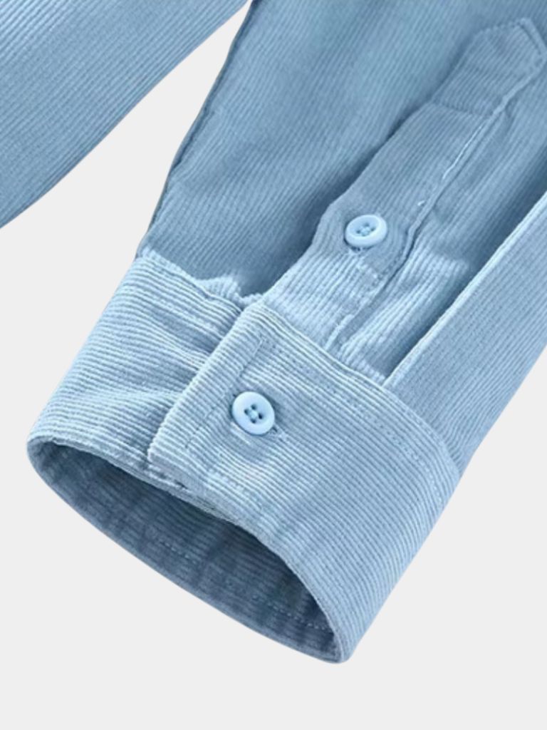 Corduroy Classic Blue Shirt