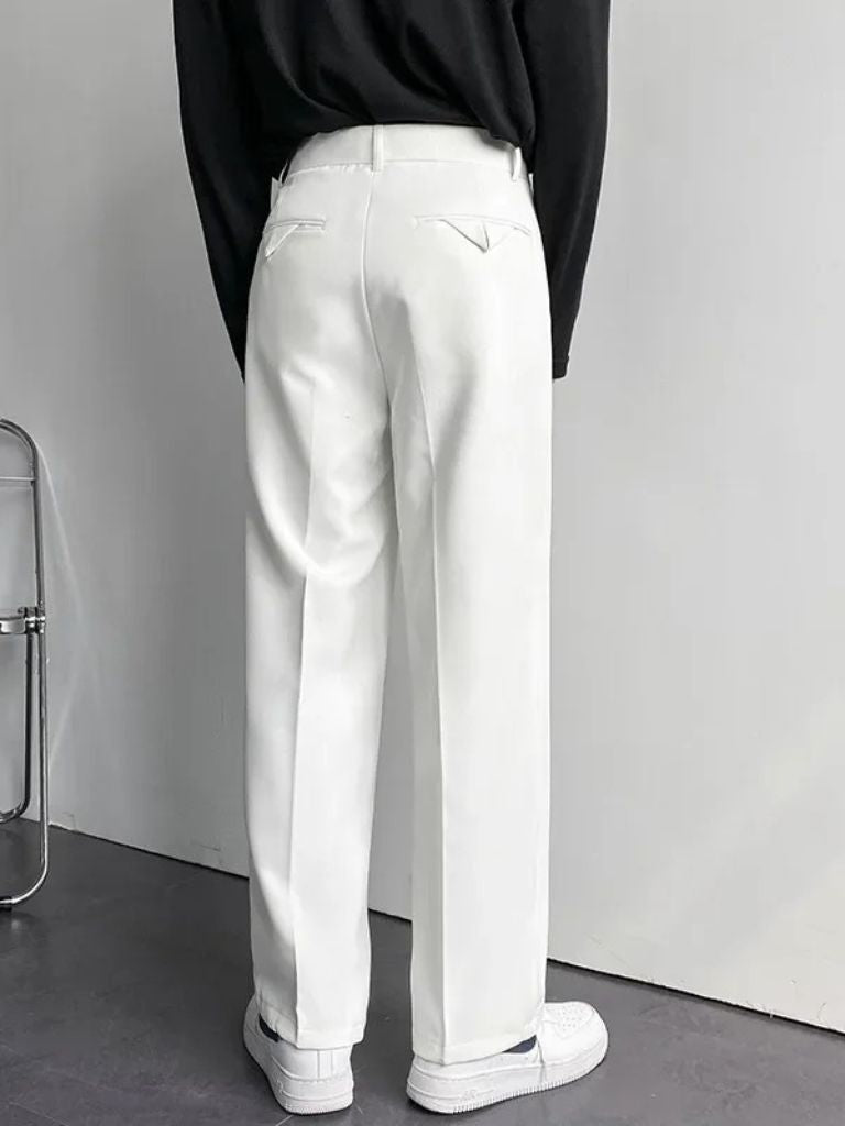 Minimalist Old Money Trousers - Cross & Crown