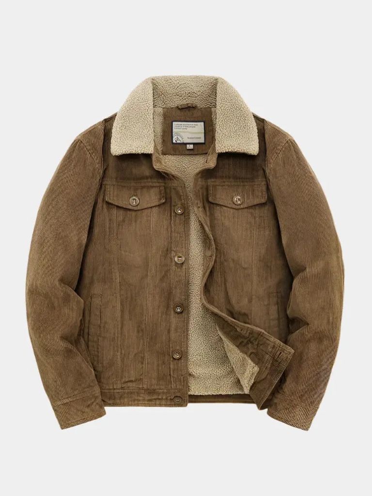 Minimalist Vintage Corduroy Jacket - Hommeor
