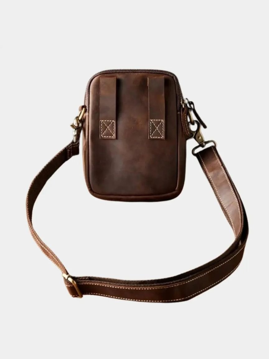 Retro Leather Men's Shoulder Bag