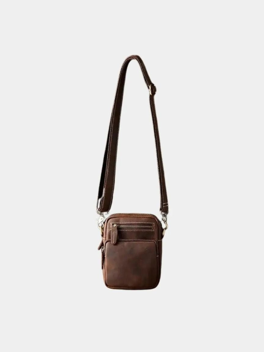 Retro Leather Men's Shoulder Bag