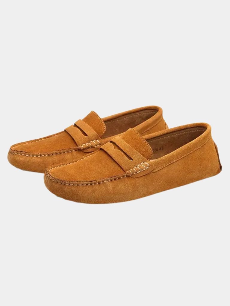 Suede Marina Loafers - Cross & Crown