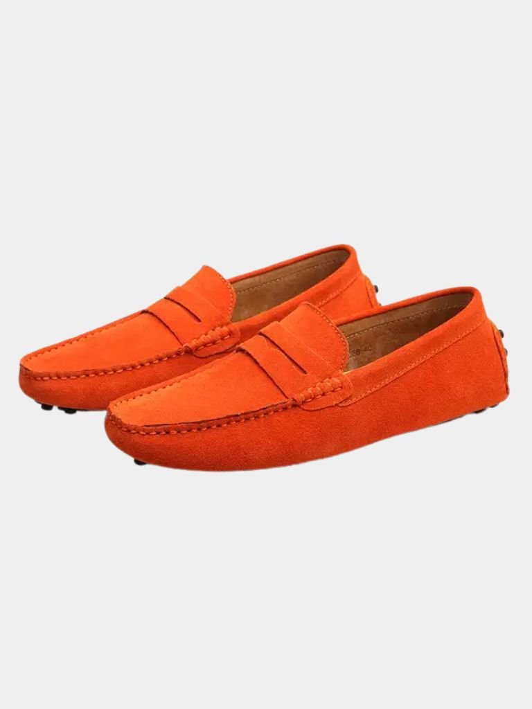 Suede Marina Loafers - Cross & Crown
