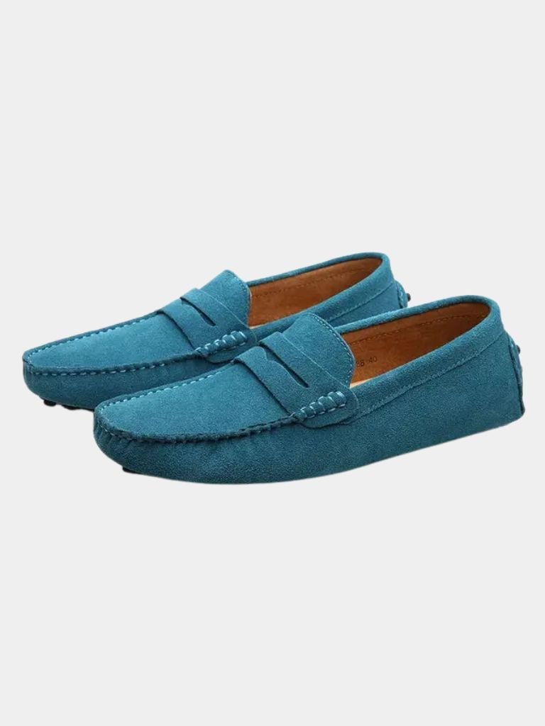 Suede Marina Loafers - Cross & Crown