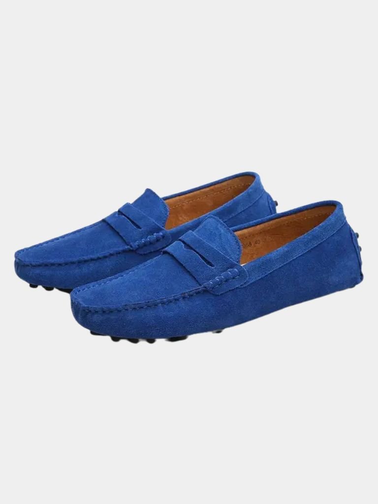 Suede Marina Loafers - Cross & Crown