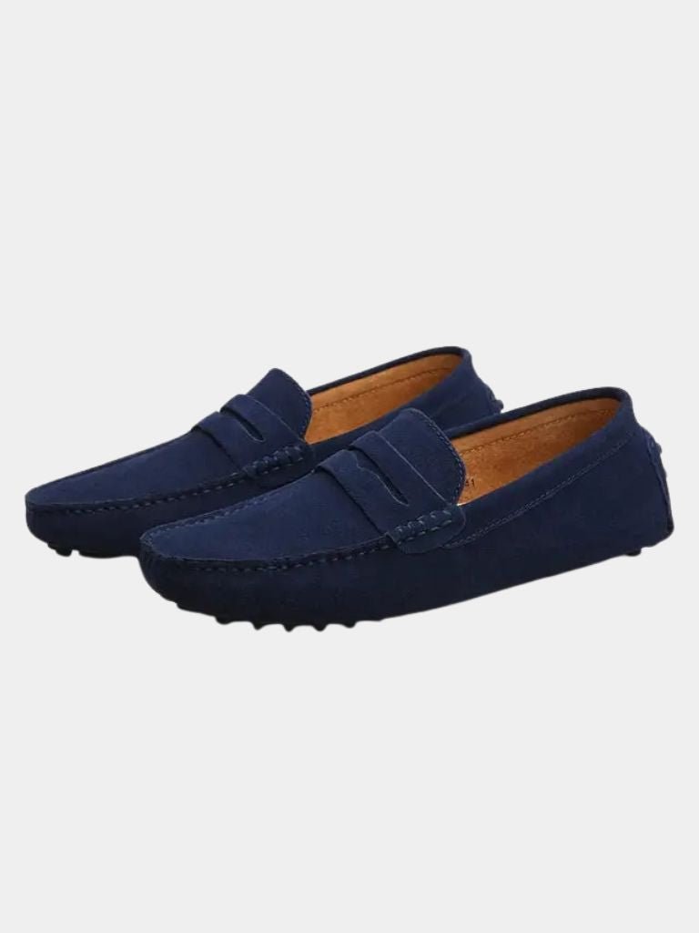 Suede Marina Loafers - Cross & Crown