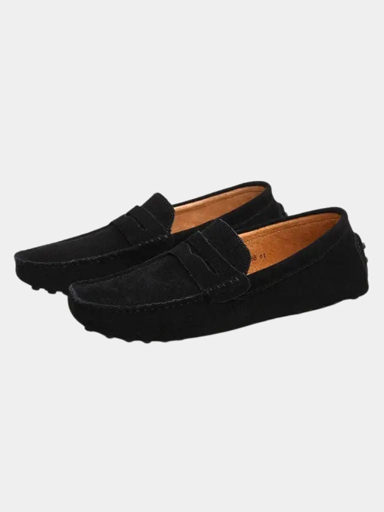 Suede Marina Loafers - Cross & Crown
