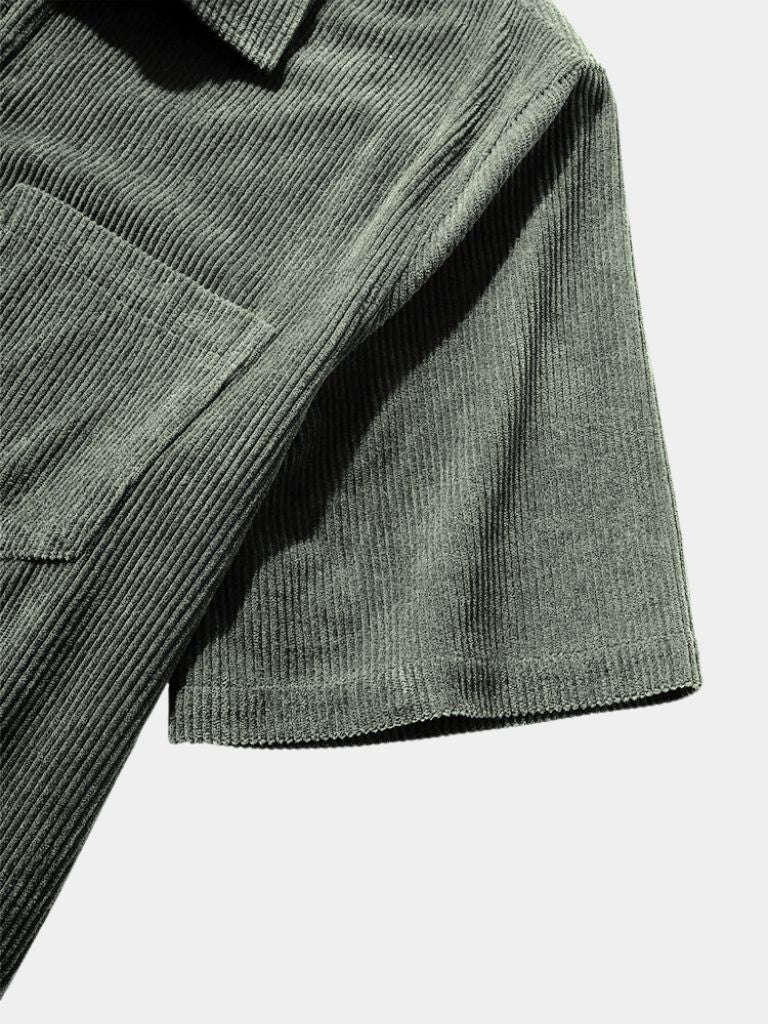 Textured Short Sleeve Shirt - Cross & Crown