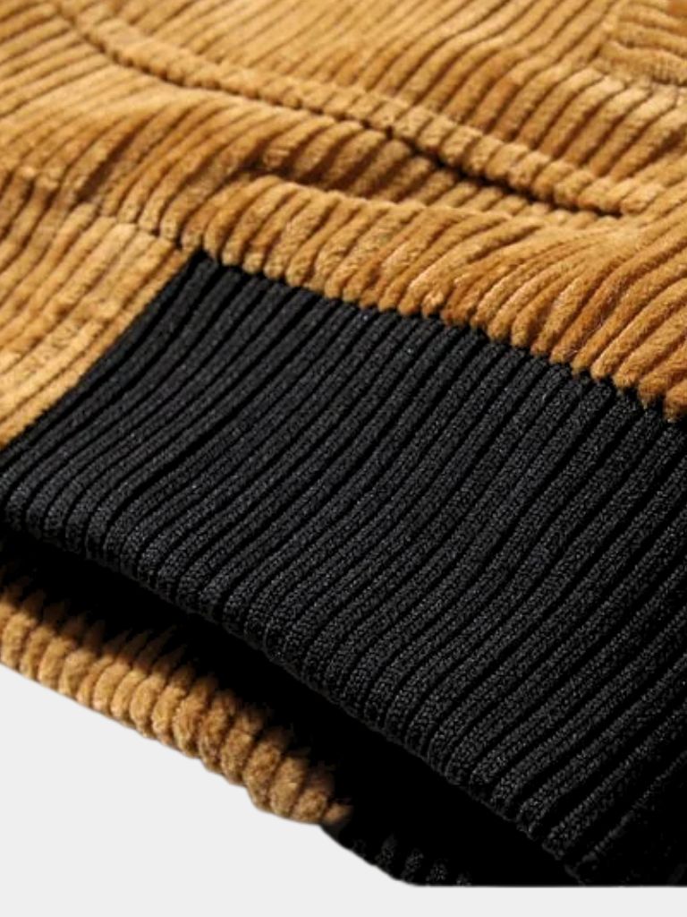 Thermal Windbreaker Corduroy Jacket - Cross & Crown