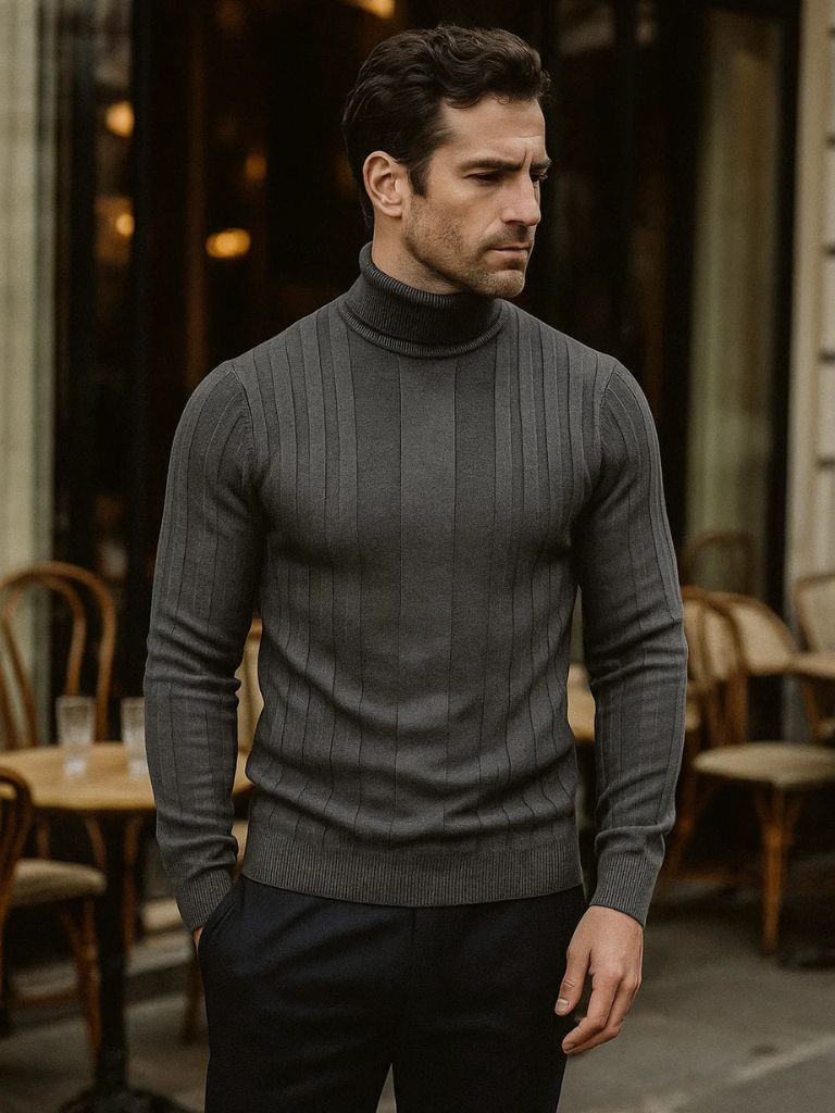 Turtleneck Knitwear Pullover Sweater