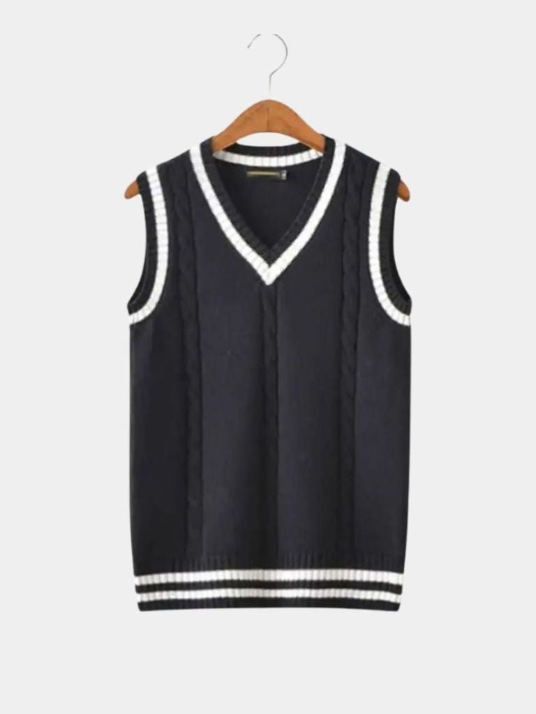 V Neck Elegant Knit Vest