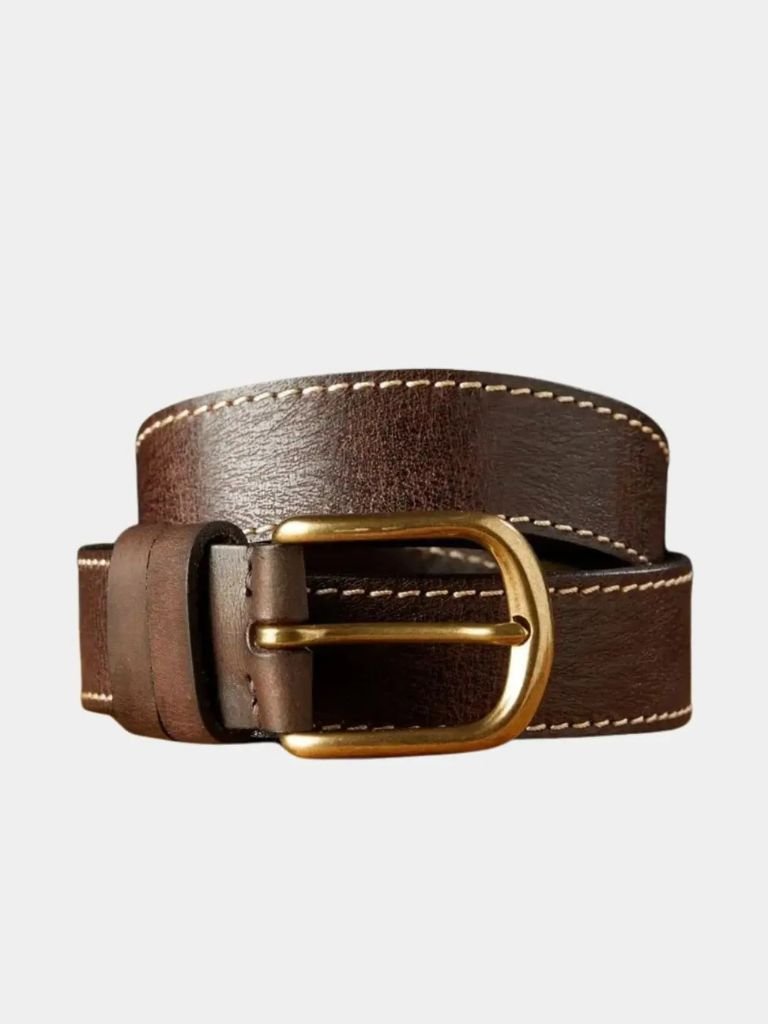 Vintage Leather Thickened Belt