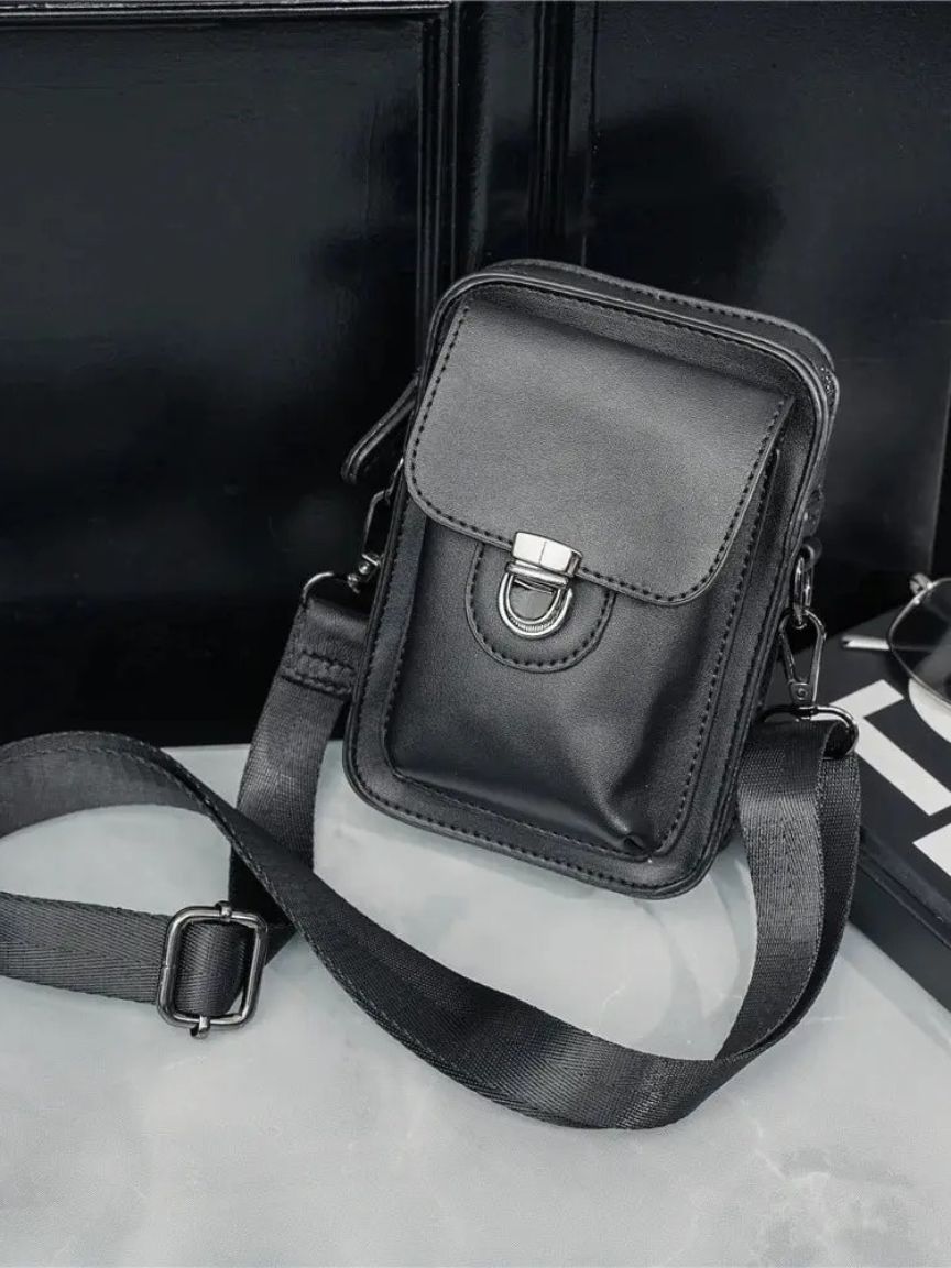 Vintage Mini Leather Crossbody Shoulder Bag